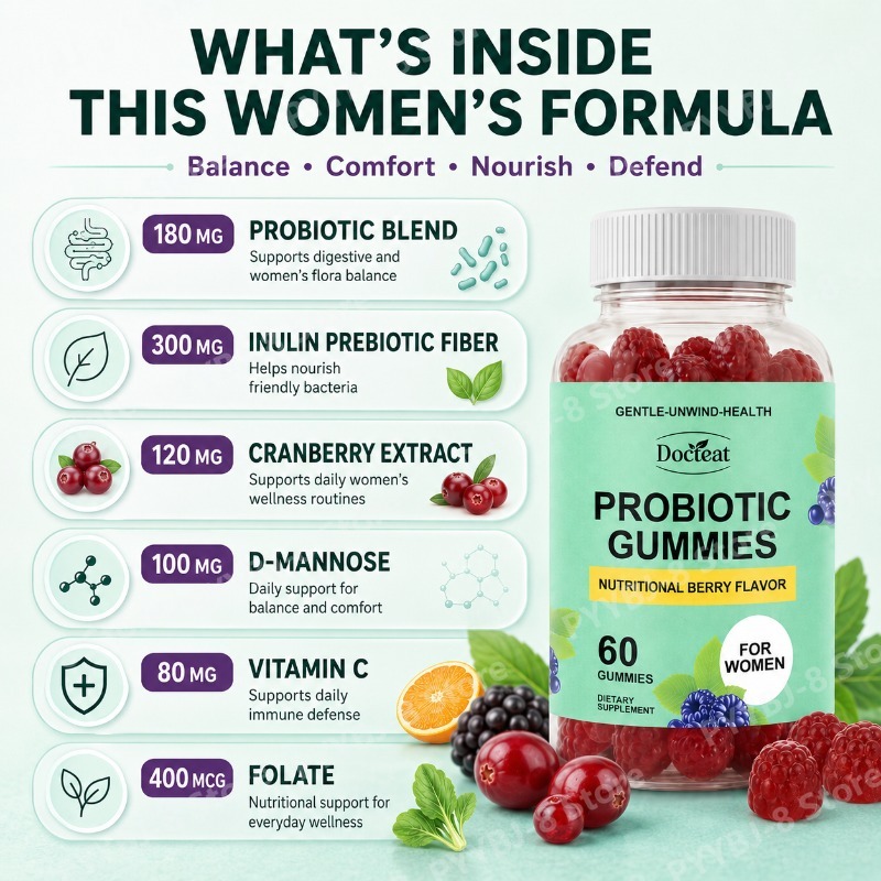 Women Probiotic Gummies 60 Cou - огляд і ціна Probiotics Women Health