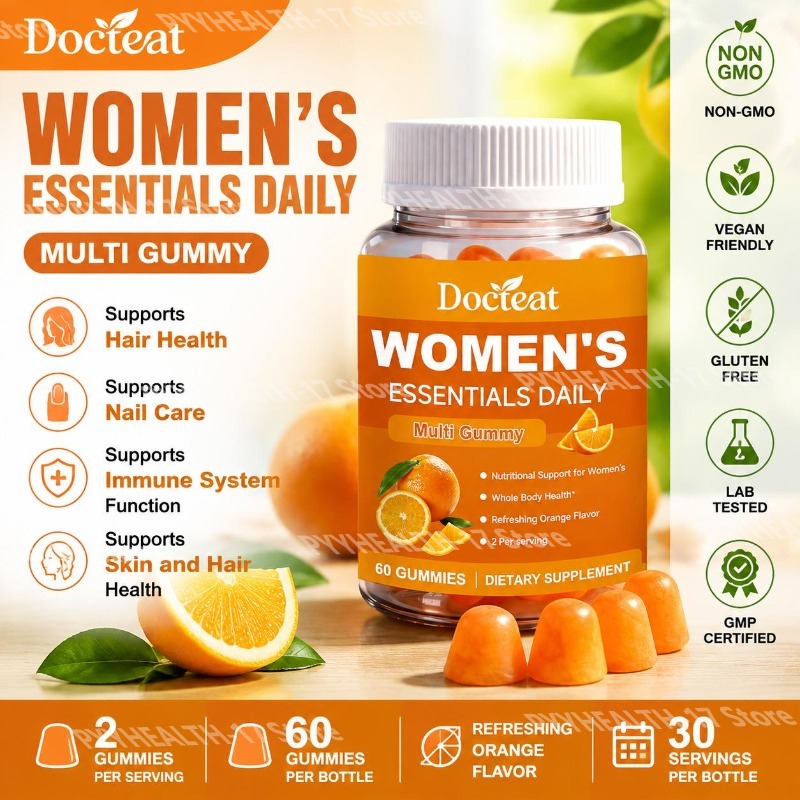 Docteat Women's Essentials Dai - огляд і ціна Multivitamin Gummy Adult