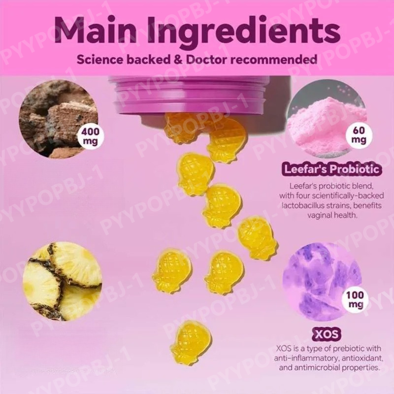 Probiotic Gummies Pineapple Fl - огляд і ціна Probiotics Women Health