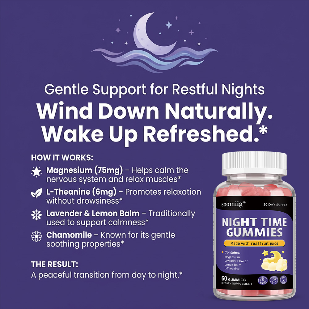 Night Time Sleep Gummies - Enr - огляд і ціна Multivitamin Gummy Adult