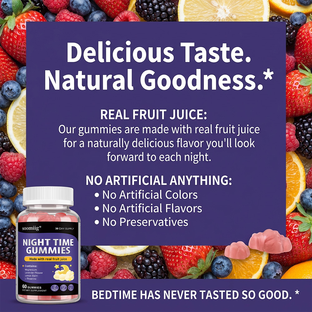 Night Time Sleep Gummies - Enr - огляд і ціна Multivitamin Gummy Adult