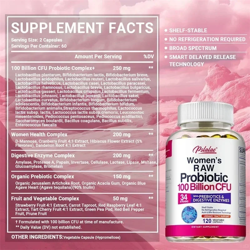 Raw Probiotics for Women - Pro - огляд і ціна Probiotics Women Health