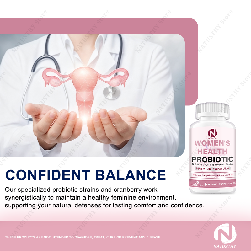 12 Probiotic Strains & Prebiot - огляд і ціна Probiotics Women Health
