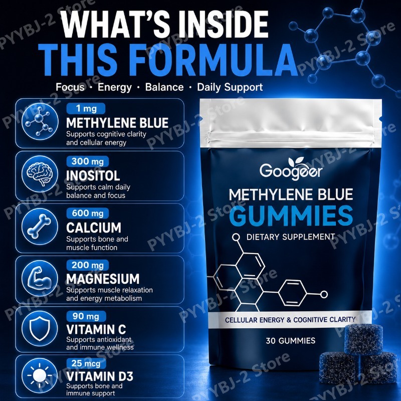 Methylene Blue Gummies 30 Coun - огляд і ціна Multivitamin Gummy Adult